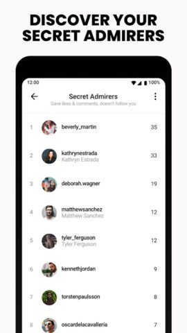 FollowMeter for Instagram для Android — скриншот 4