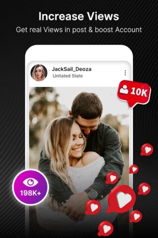 Follower Plus, Likes & Views для Android — скриншот 4