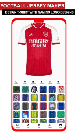 Football Jersey Maker для Android — скриншот 2