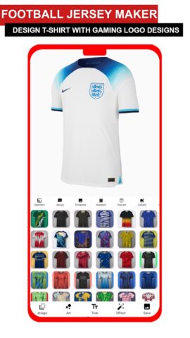 Football Jersey Maker для Android — скриншот 3