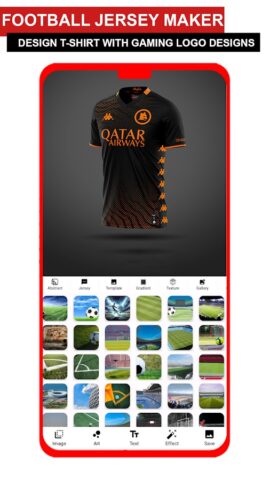 Football Jersey Maker для Android — скриншот 4