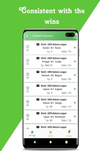 Football Predictions для Android — скриншот 2