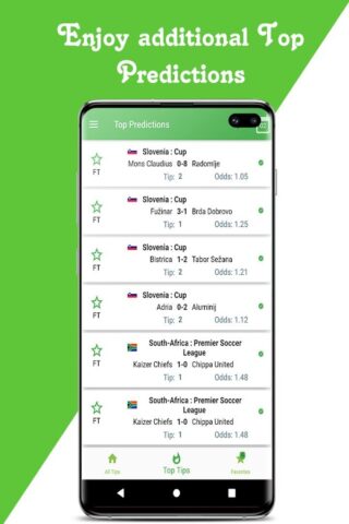 Football Predictions для Android — скриншот 3