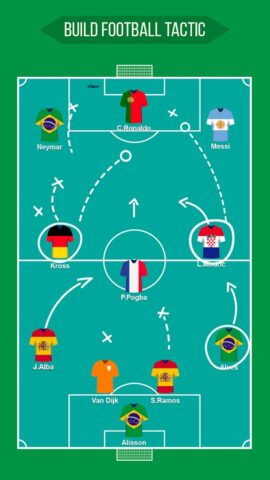 Football Squad Builder для Android — скриншот 1