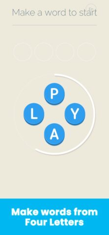 Four Letters для iOS — скриншот 1