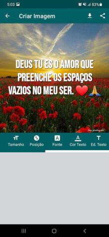 Frases Evangélicas com Imagens для Android — скриншот 3
