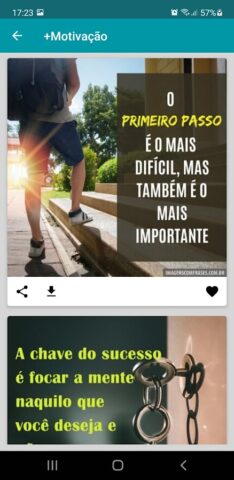 Frases de Motivação Diária для Android — скриншот 3