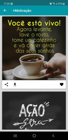 Frases de Motivação Diária для Android — скриншот 4