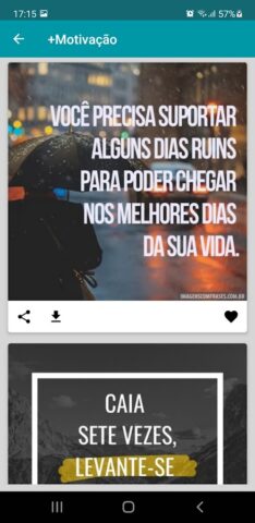 Frases de Motivação Diária для Android — скриншот 5