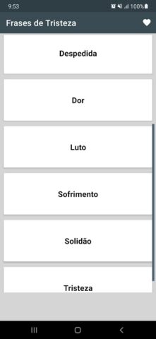 Frases de Tristeza для Android — скриншот 1