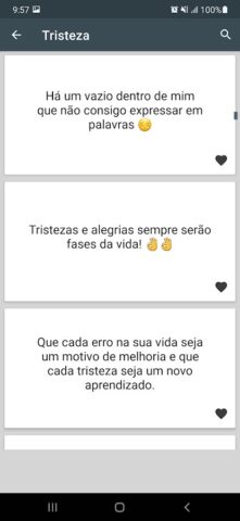 Frases de Tristeza для Android — скриншот 2