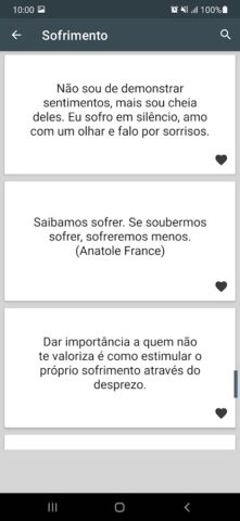 Frases de Tristeza для Android — скриншот 5