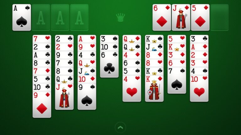 FreeCell Solitaire для Android — скриншот 3