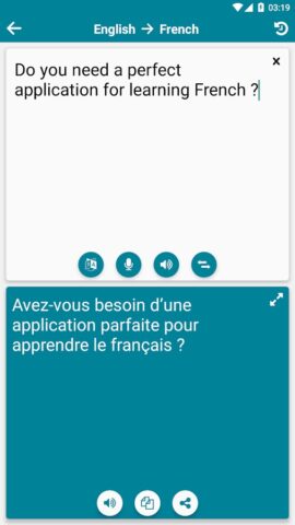 French — English для Android — скриншот 3