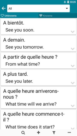 French — English для Android — скриншот 4