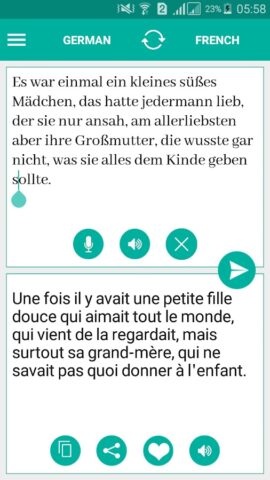 French German Translator для Android — скриншот 1
