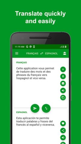 French — Spanish Translator для Android — скриншот 1