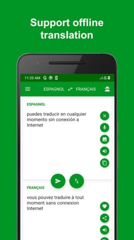 French — Spanish Translator для Android — скриншот 2