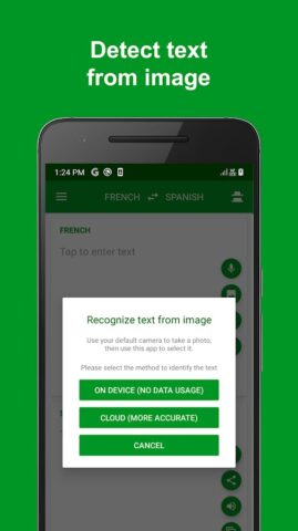 French — Spanish Translator для Android — скриншот 5