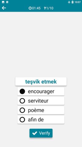 French — Turkish для Android — скриншот 5