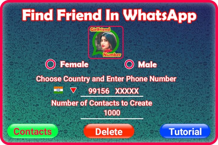 Friend Search for Chat: Girl для Android — скриншот 1