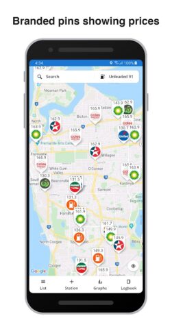 Fuel Map Australia для Android — скриншот 1
