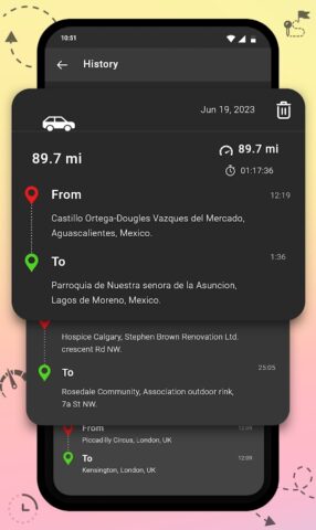 GPS Speedometer: Route Tracker для Android — скриншот 5