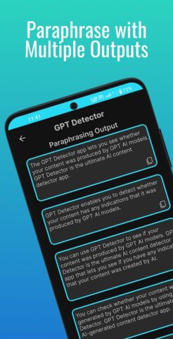 GPT Detector — Check AI Text для Android — скриншот 5