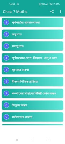 Ganit Prabha Class 7 Solution для Android — скриншот 1