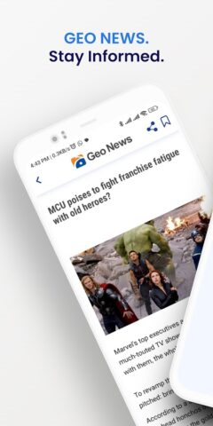 Geo News для Android — скриншот 1