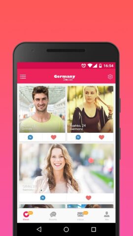 Germany Social: Dating & Chat для Android — скриншот 1