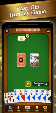 Gin Rummy Classic для Android — скриншот 1