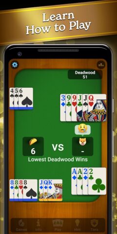 Gin Rummy Classic для Android — скриншот 2