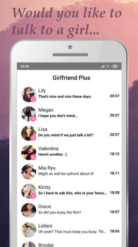 Girlfriend Plus для Android — скриншот 1