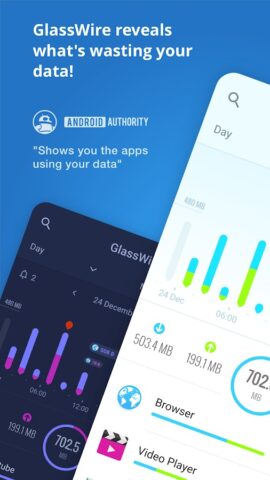 GlassWire Data Usage Monitor — скриншот 1