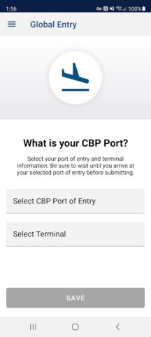 Global Entry для Android — скриншот 3