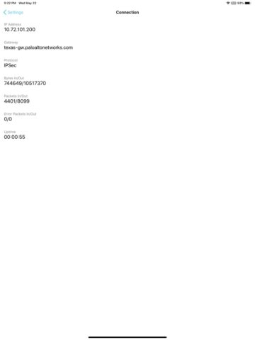 GlobalProtect™ для iOS — скриншот 4