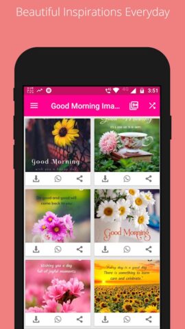 Good Morning Images App для Android — скриншот 2