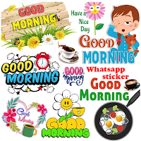 Доброе утро, ночные стикеры для Android