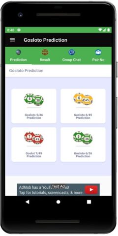 Gosloto Predictions App для Android — скриншот 2