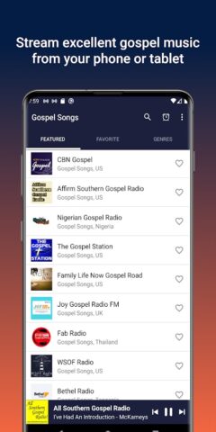 Gospel Songs 2026 для Android — скриншот 5
