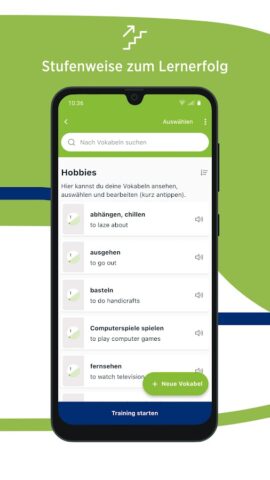 Green Line Vokabeltrainer для Android — скриншот 2