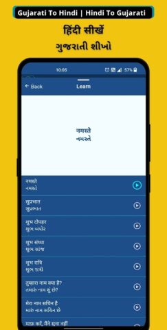Gujarati — Hindi Translator для Android — скриншот 3
