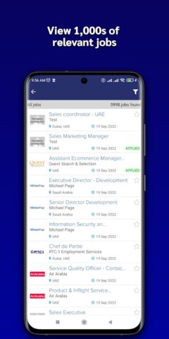 GulfTalent — Job Search App для Android — скриншот 2