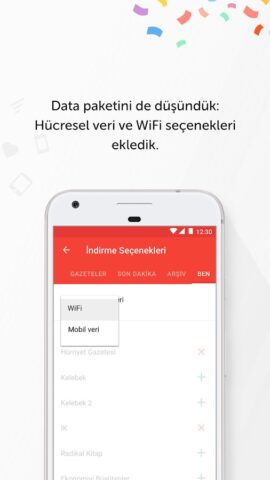 Hürriyet E-Gazete для Android — скриншот 3