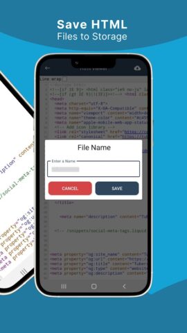 HTML-просмотрщик и редактор для Android — скриншот 3
