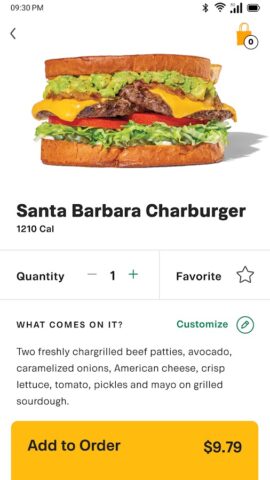 Habit Burger & Grill для Android — скриншот 1