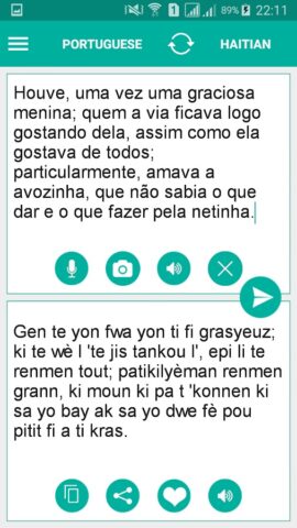 Haitian Portuguese Translator для Android — скриншот 1