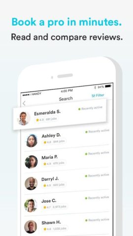 Handy — Book home services для Android — скриншот 4