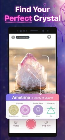 Healing Pal:Crystal Identifier для Android — скриншот 1